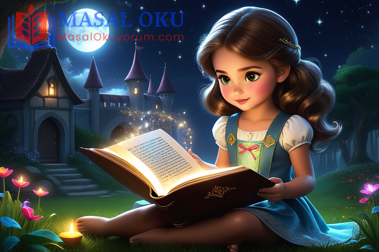 Küçük Kızın Sihirli Kitapla Konuşması Masalı