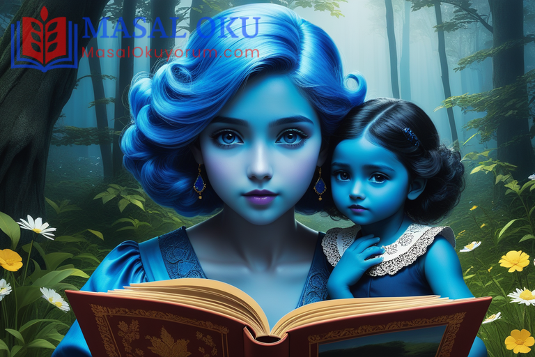 Maviş Kız ve Babaannesi Masalı